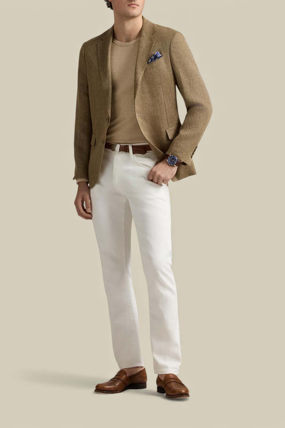 תמונת כל הלוק של סריג כותנה